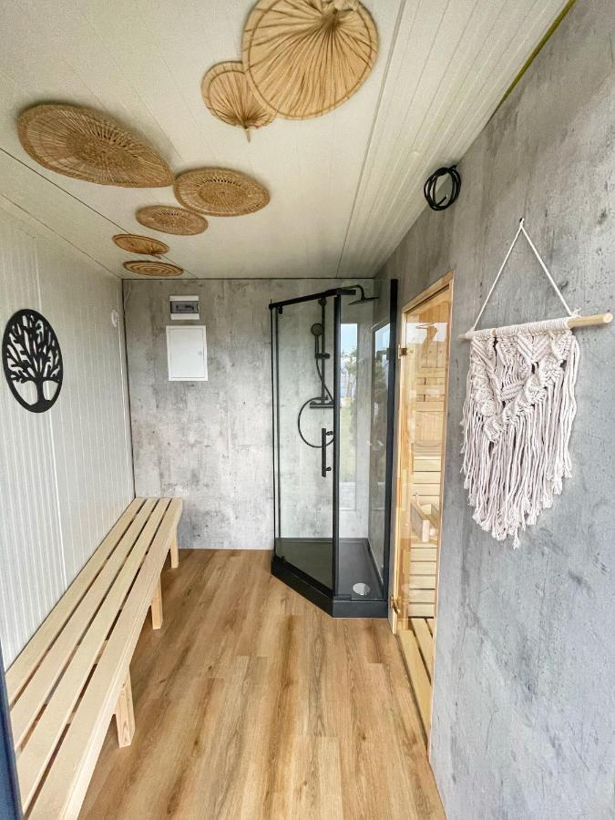 Rresort - Domki Z Krytym I Podgrzewanym Basenem, Sauna, Wifi, Parking W Cenie! 레왈 외부 사진
